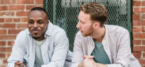 Two men Talking